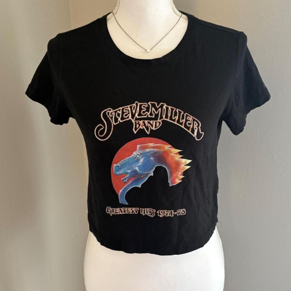 Unbranded Women's Black T-shirt